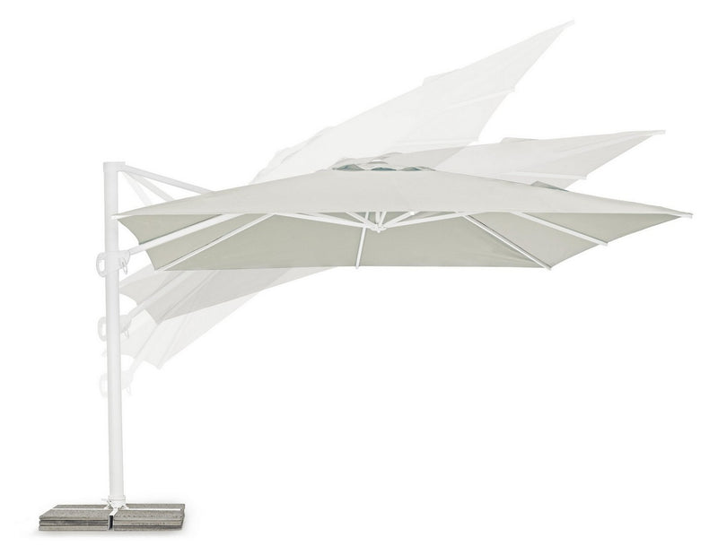 Umbrela de soare suspendata, Eden A Gri Deschis, L400xl400xH293 cm (4)