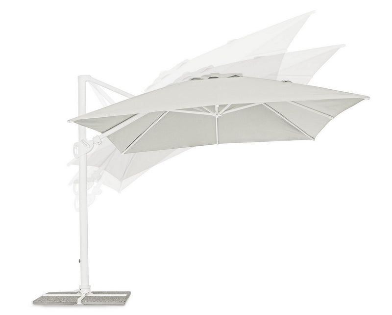 Umbrela de soare suspendata, Eden B Gri Deschis, L400xl300xH270 cm (7)
