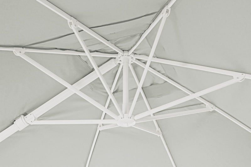Umbrela de soare suspendata, Eden B Gri Deschis, L400xl300xH270 cm (9)