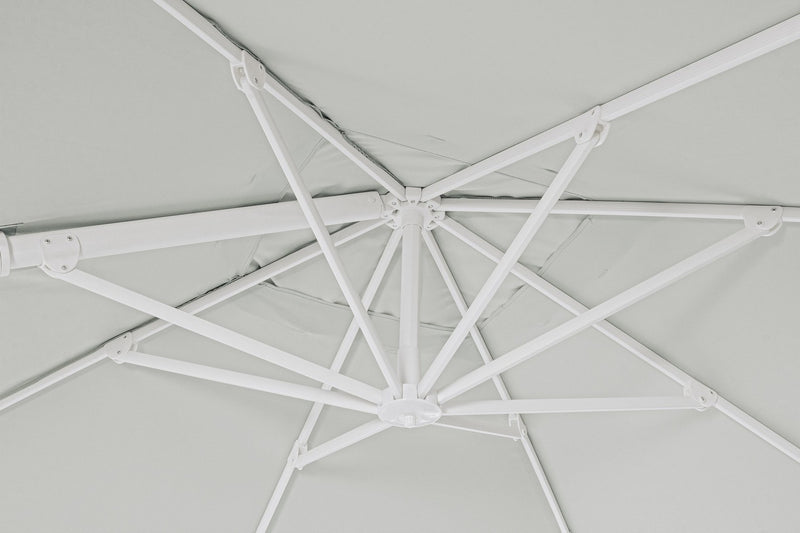 Umbrela de soare suspendata, Eden C Gri Deschis, L300xl300xH265 cm (7)