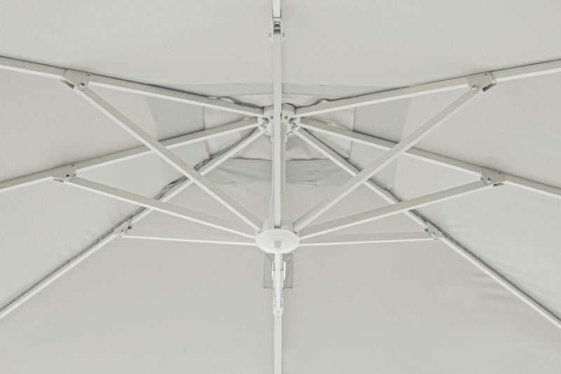 Umbrela de soare suspendata, Eden D Gri Deschis, L300xl200xH247 cm (6)