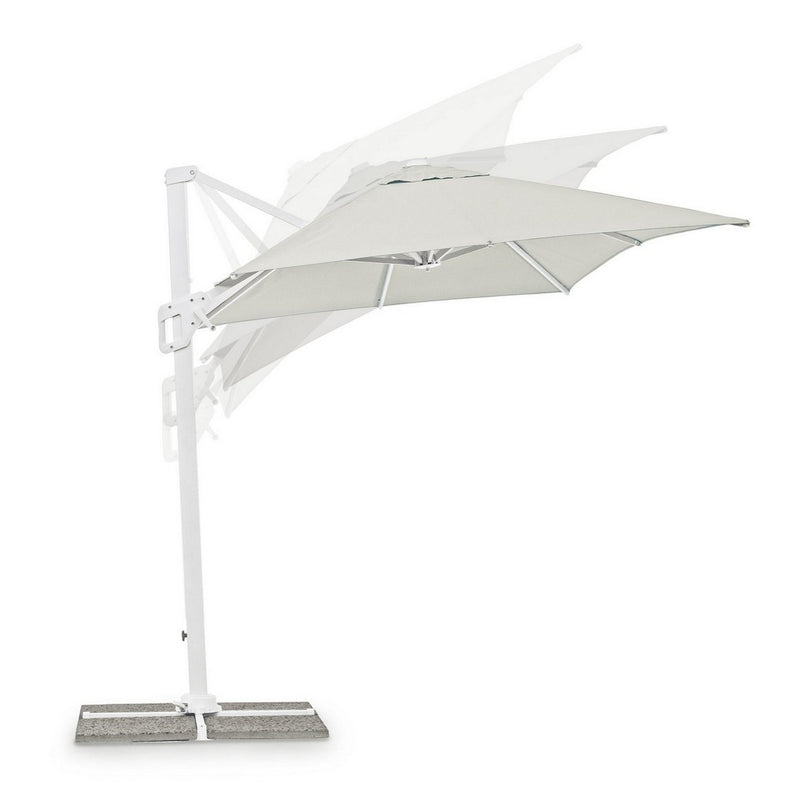 Umbrela de soare suspendata, Eden D Gri Deschis, L300xl200xH247 cm (4)