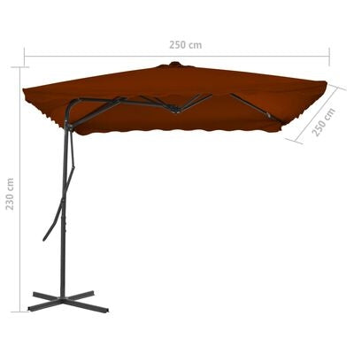 Umbrela de soare suspendata, Ella Caramiziu, L250xl250xH230 cm (5)