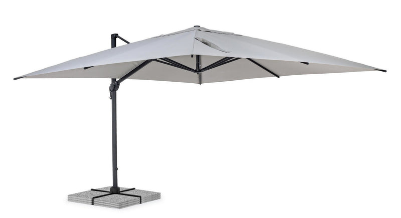 Umbrela de soare suspendata, Ines A Gri Deschis, L400xl400xH278 cm