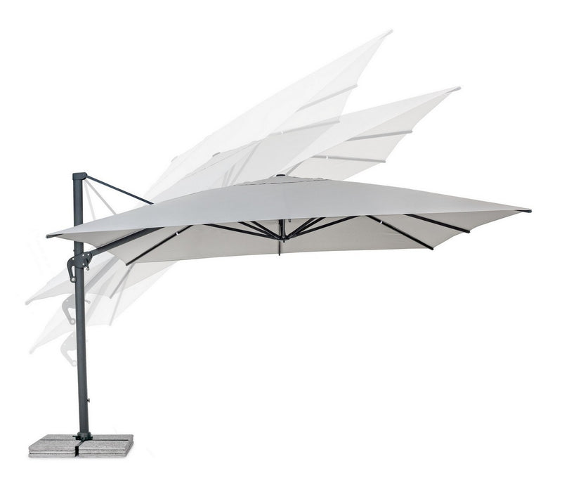 Umbrela de soare suspendata, Ines A Gri Deschis, L400xl400xH278 cm (6)