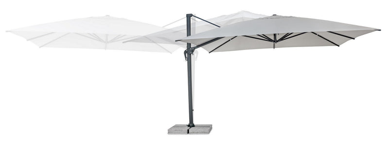 Umbrela de soare suspendata, Ines A Gri Deschis, L400xl400xH278 cm (5)