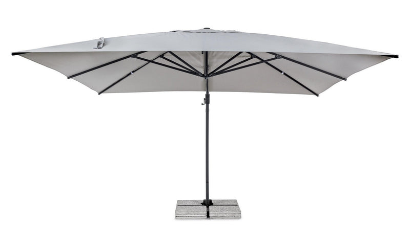 Umbrela de soare suspendata, Ines A Gri Deschis, L400xl400xH278 cm (3)