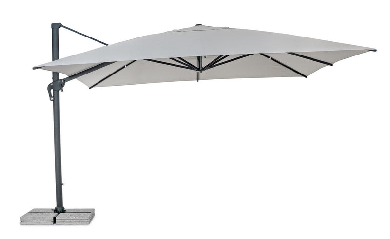 Umbrela de soare suspendata, Ines A Gri Deschis, L400xl400xH278 cm (4)