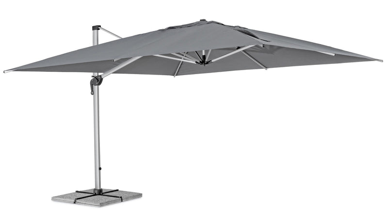 Umbrela de soare suspendata, Ines A Gri Inchis, L400xl400xH278 cm