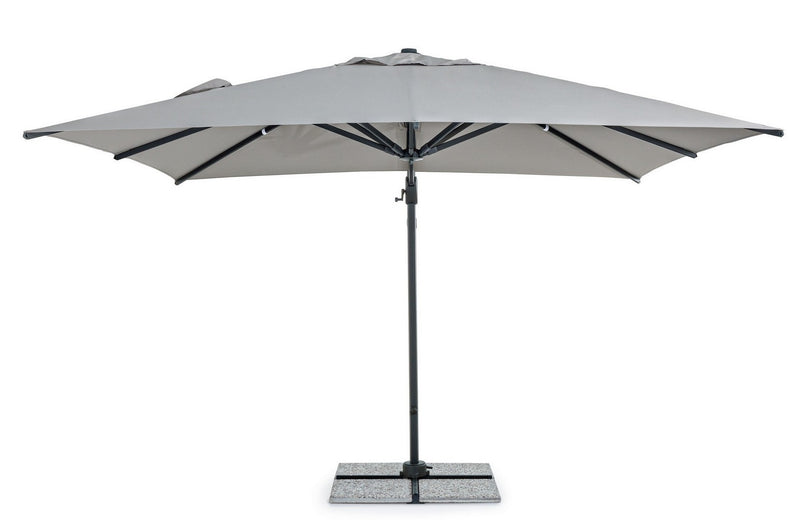 Umbrela de soare suspendata, Ines B Gri Deschis, L300xl300xH251 cm (3)