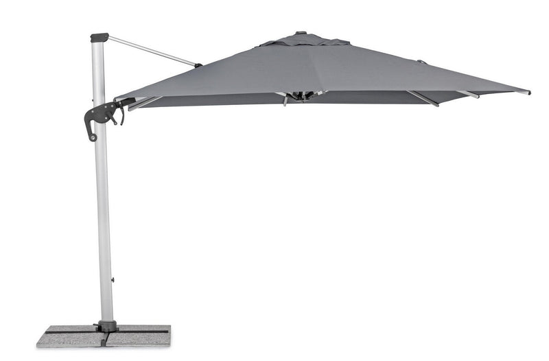 Umbrela de soare suspendata, Ines B Gri Inchis, L300xl300xH251 cm (3)