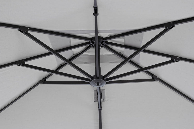Umbrela de soare suspendata, Ines C Gri Deschis, L300xl200xH247 cm (6)