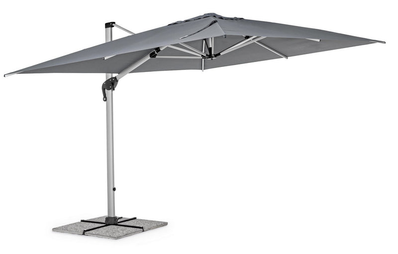 Umbrela de soare suspendata, Ines D Gri Inchis, L400xl300xH259 cm