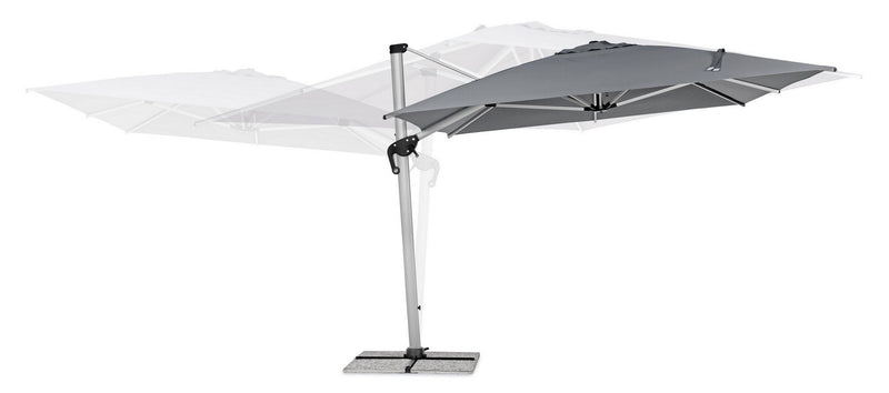 Umbrela de soare suspendata, Ines D Gri Inchis, L400xl300xH259 cm (5)