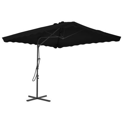 Umbrela de soare suspendata, Ella Negru, L250xl250xH230 cm (2)