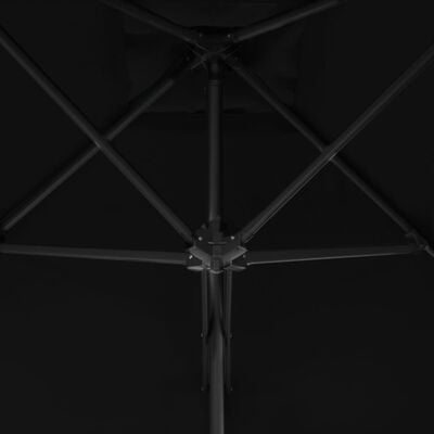 Umbrela de soare suspendata, Ella Negru, L250xl250xH230 cm (1)