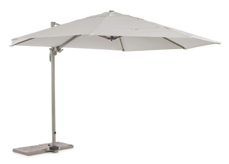 Umbrela de soare suspendata, Orland Grej, Ø350xH270 cm