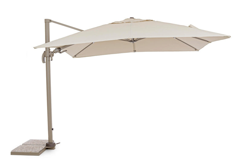 Umbrela de soare suspendata, Saragozza A Bej, L300xl300xH255 cm (3)