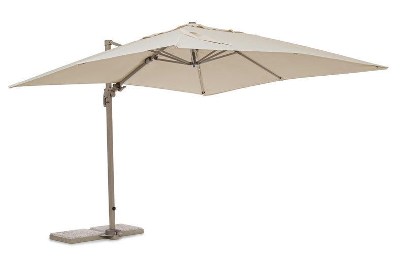 Umbrela de soare suspendata, Saragozza A Bej, L300xl300xH255 cm