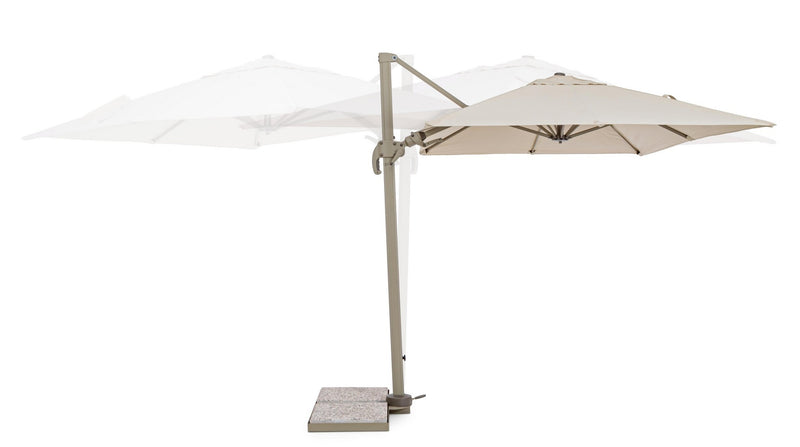 Umbrela de soare suspendata, Saragozza B Bej, L300xl200xH260 cm (3)