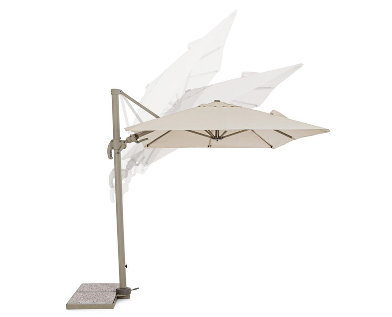 Umbrela de soare suspendata, Saragozza B Bej, L300xl200xH260 cm (5)