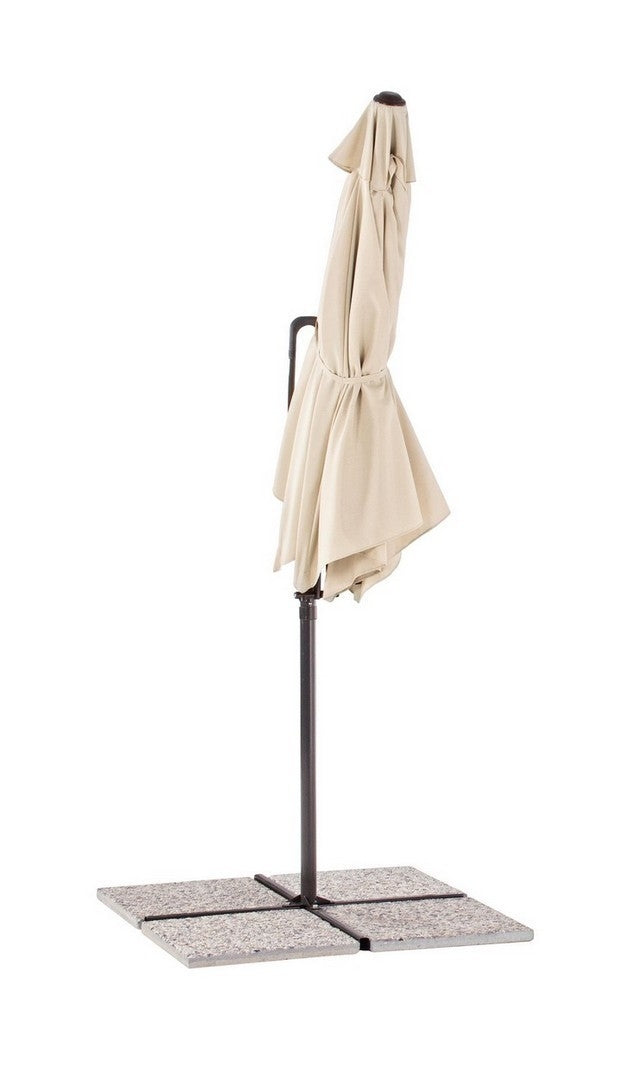 Umbrela de soare suspendata, Sorrento Bej, Ø300xH253 cm (4)