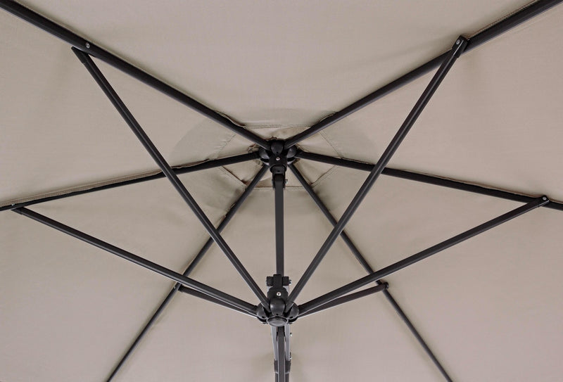 Umbrela de soare suspendata, Sorrento Grej, Ø300xH253 cm (1)