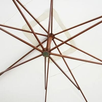 Umbrela de soare suspendata, Timeless Alb, L300xl400xH285 cm (1)