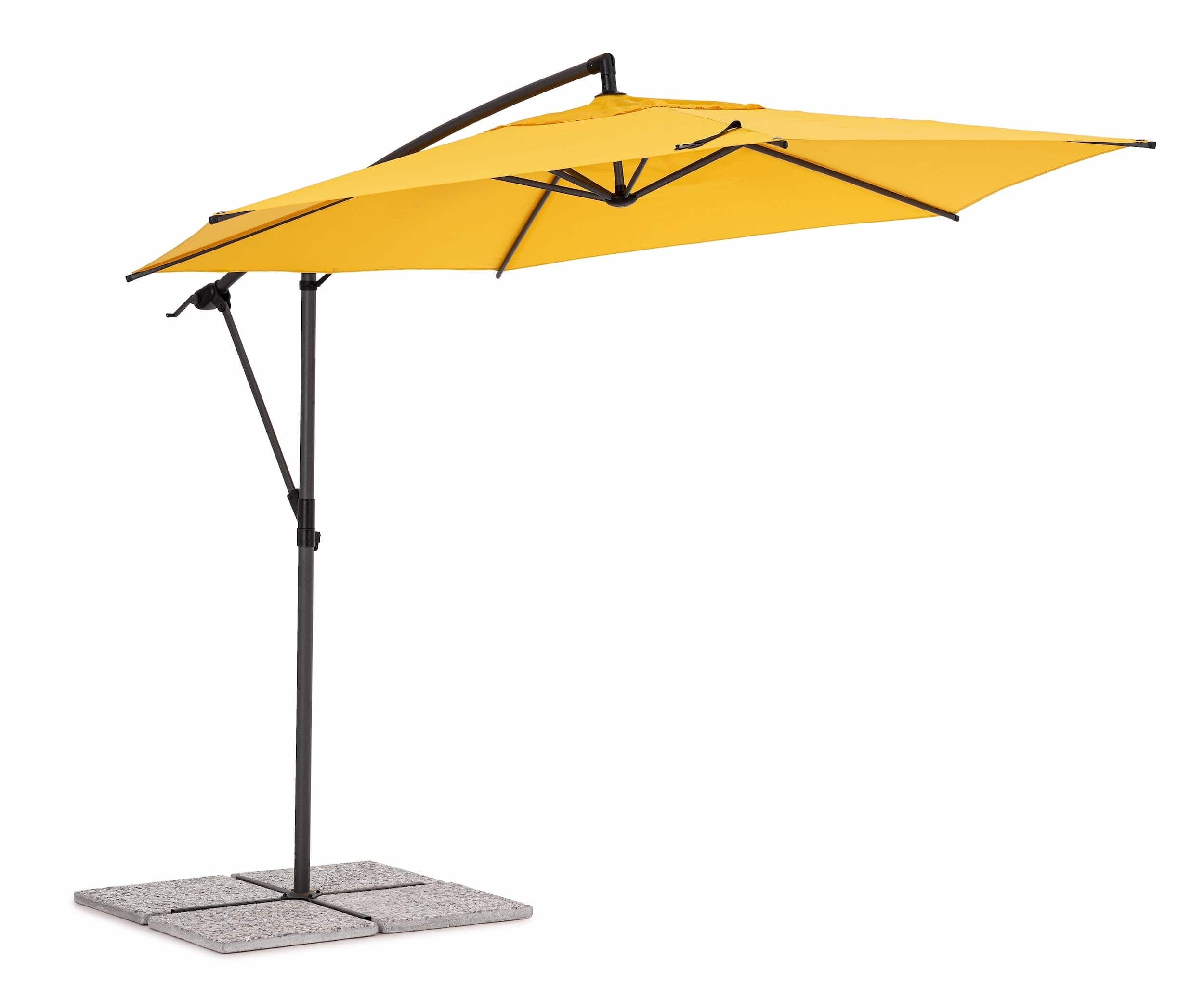 Umbrela de soare suspendata, Tropea Antracit, Ø300xH248 cm (4) & BIZZZT-UMBRELA-TROPEA-07957