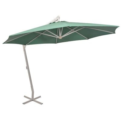 Umbrela de soare suspendata, Valko Verde, Ø350xH290 cm (1)