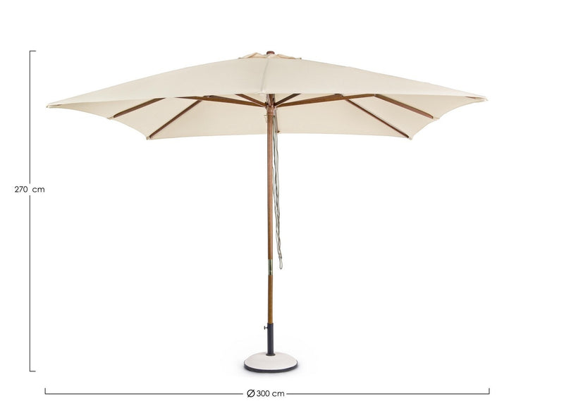 Umbrela de soare, Syros B Ivoir, L300xl300xH270 cm (2)