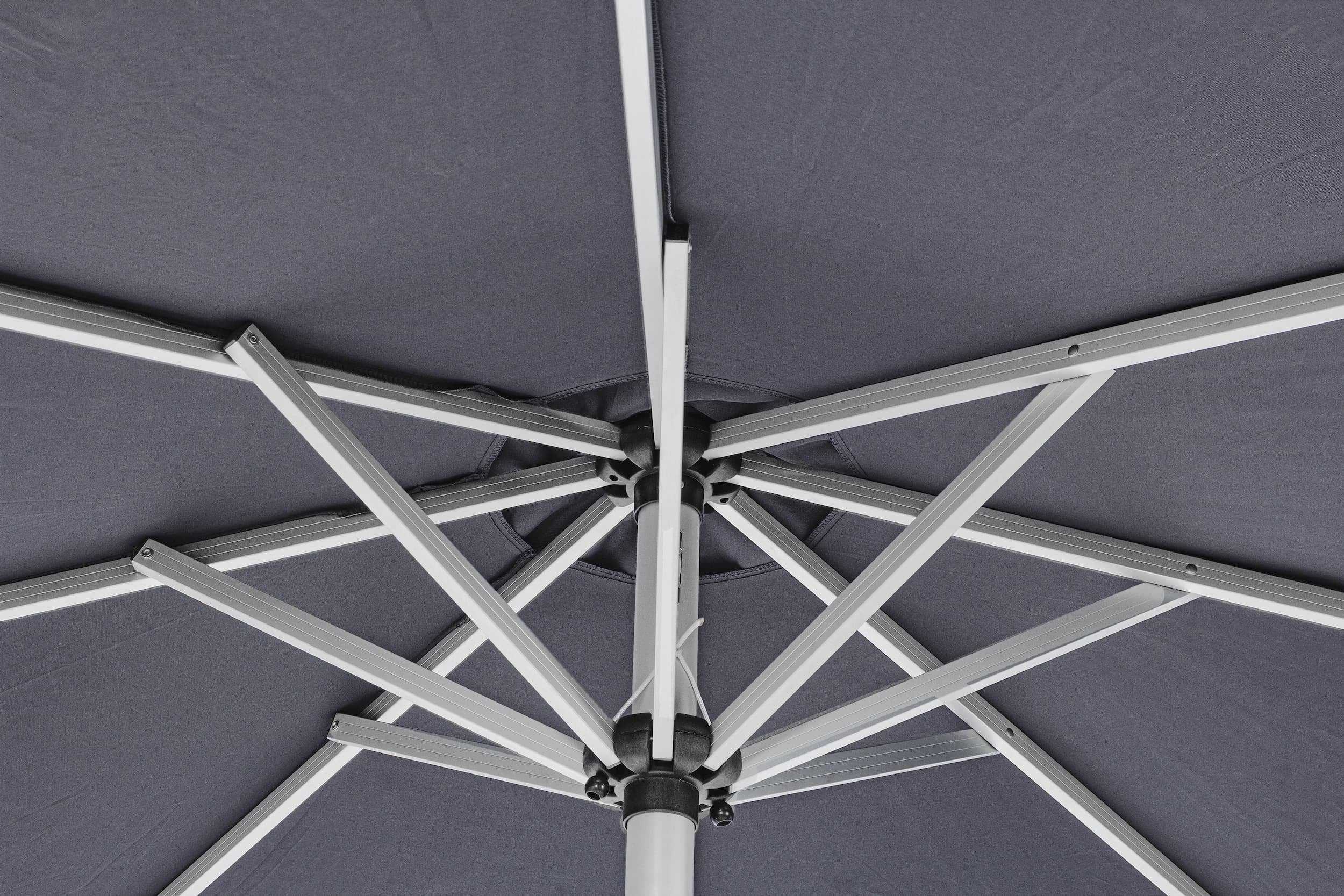 Umbrela de soare, Vienna B Gri Inchis / Gri, Ø250xH230 cm (2)