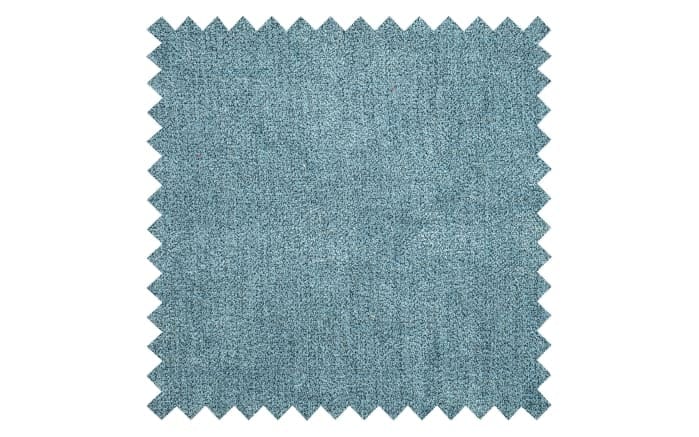 Pat tapitat cu stofa si lada de depozitare Brens 1 Boxspring Albastru, perne decorative si topper inclus, 200 x 180 cm (4)