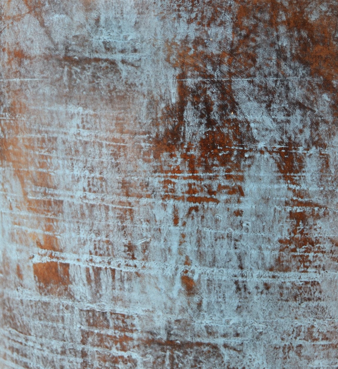 Vaza decorativa din ceramica, Aged Large Bleu / Maro, Ø42xH80 cm (2)