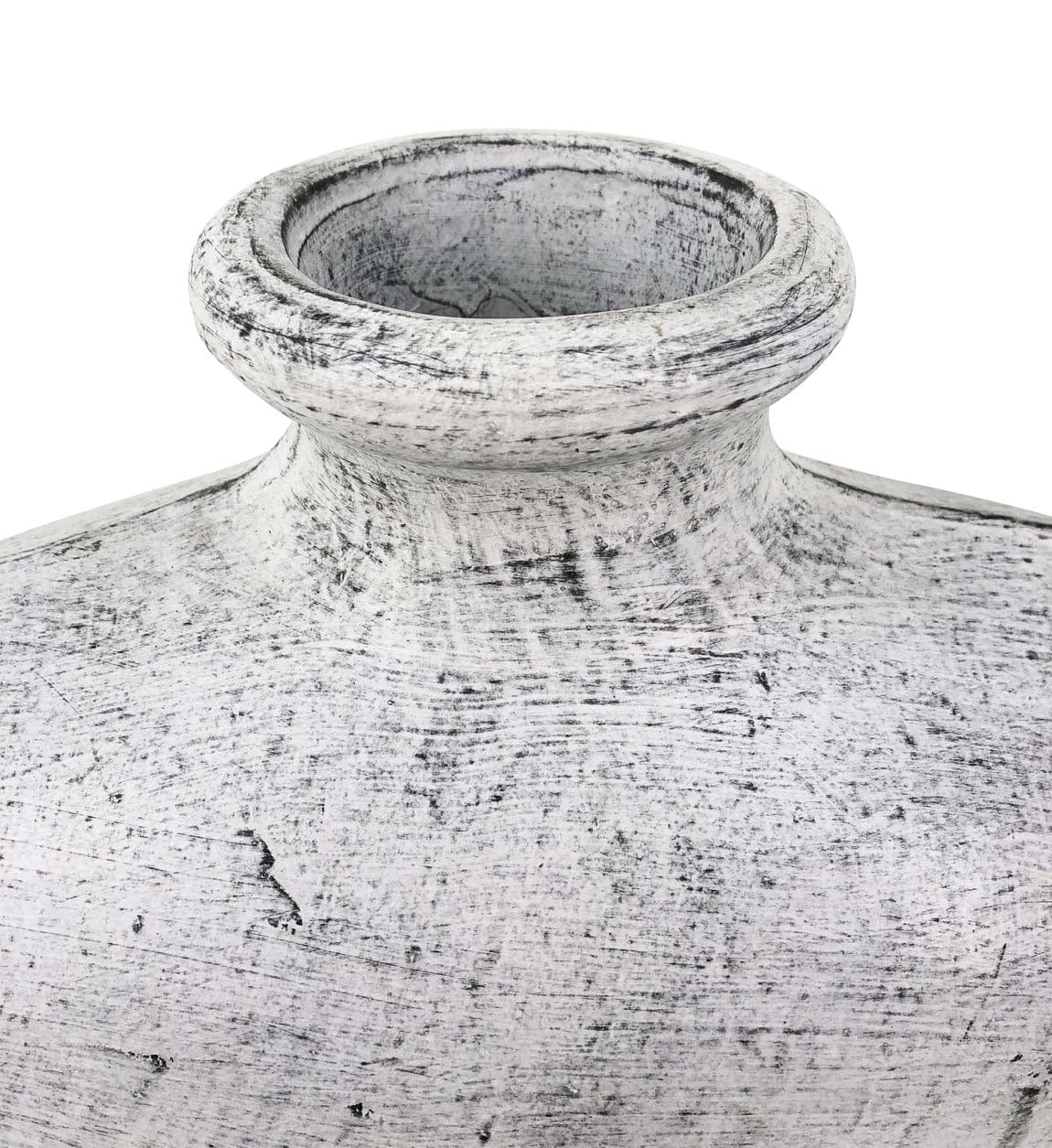 Vaza decorativa din ceramica, Bleached Pundak Gri, L50xl20xH38 cm (4)