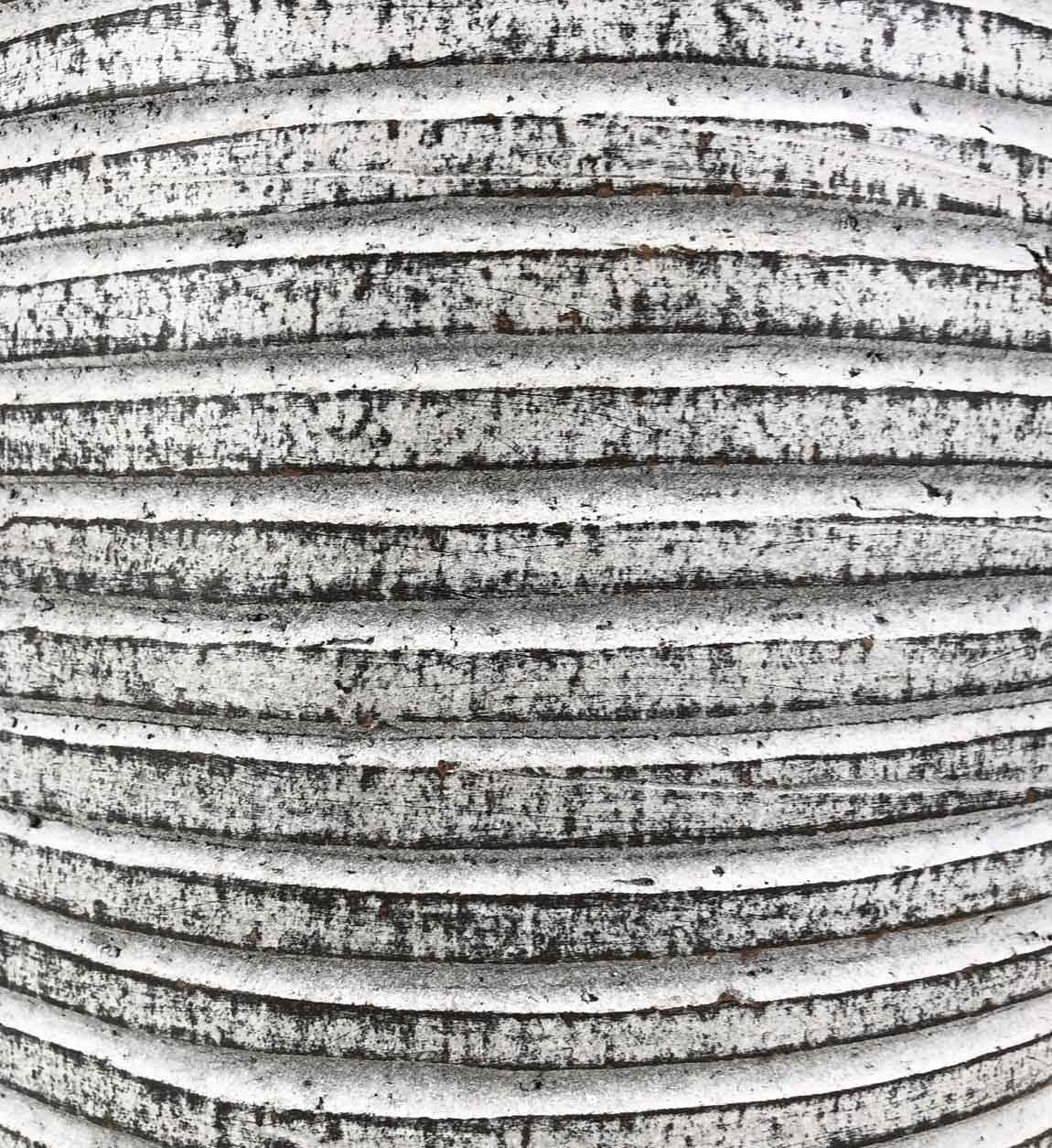 Vaza decorativa din ceramica, Horizontal Gri, Ø25xH70 cm (3)