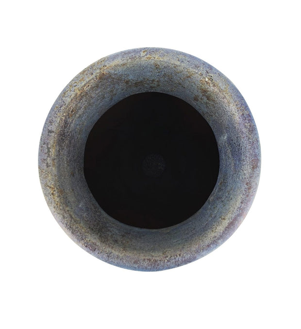 Vaza decorativa din ceramica, Palem Bleu / Maro, Ø40xH60 cm (1)