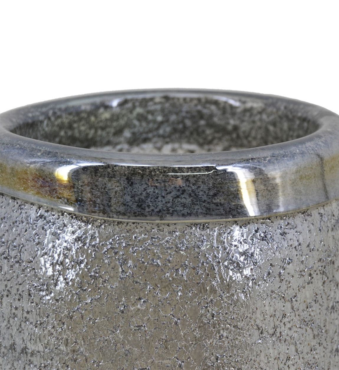 Vaza decorativa din sticla Atlantis High Gri, Ø17xH28 cm (1)