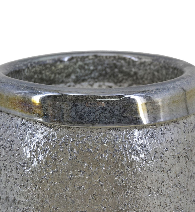 Vaza decorativa din sticla Atlantis High Gri, Ø17xH28 cm (1)