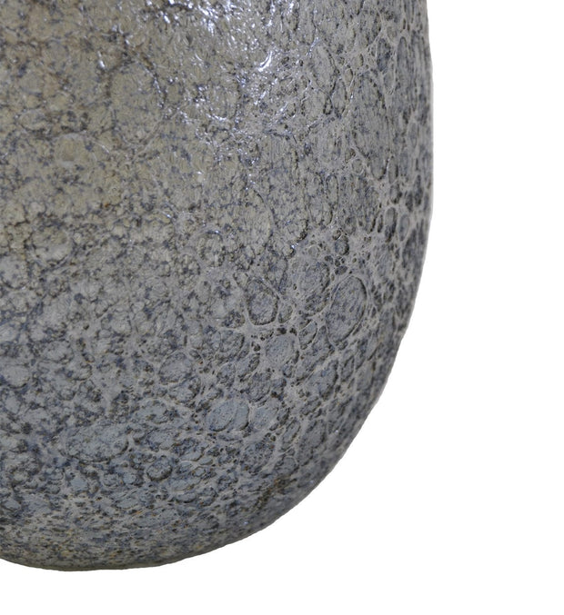 Vaza decorativa din sticla Atlantis High Gri, Ø17xH28 cm (2)