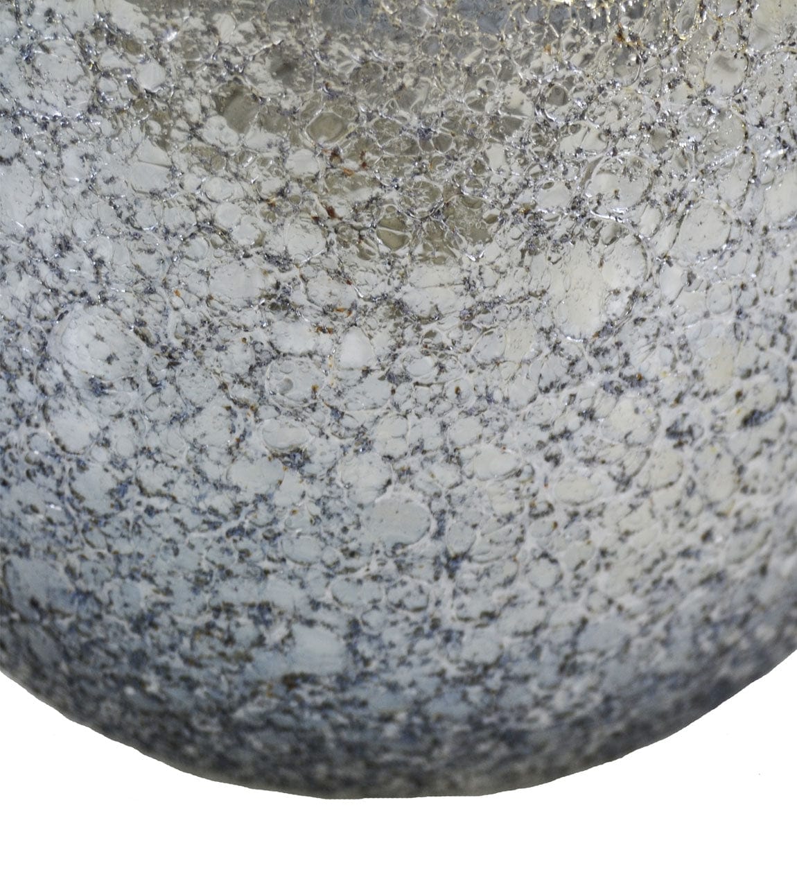 Vaza decorativa din sticla Atlantis Low Gri, Ø18xH20 cm (2)