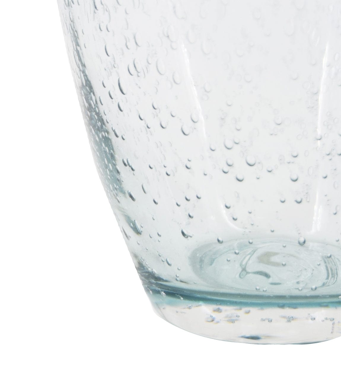 Vaza decorativa din sticla, Atlantis Tall Transparent / Bleu, Ø15xH42 cm (2)