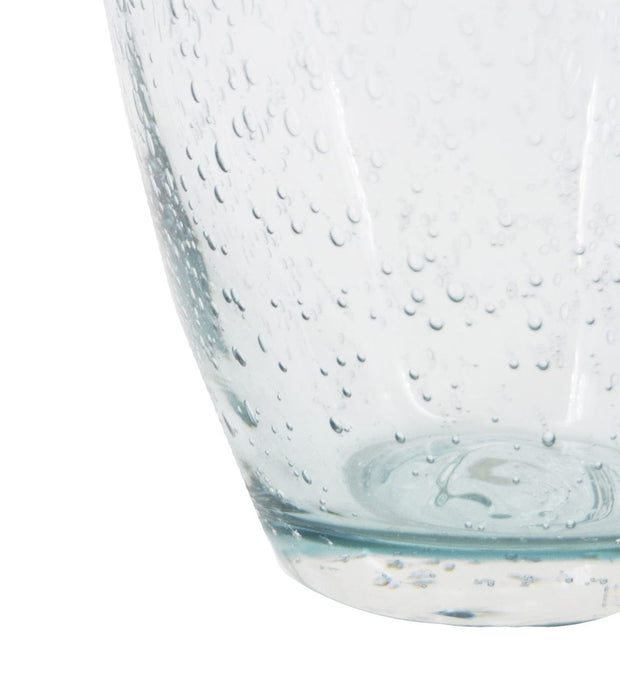 Vaza decorativa din sticla, Atlantis Tall Transparent / Bleu, Ø15xH42 cm (2)