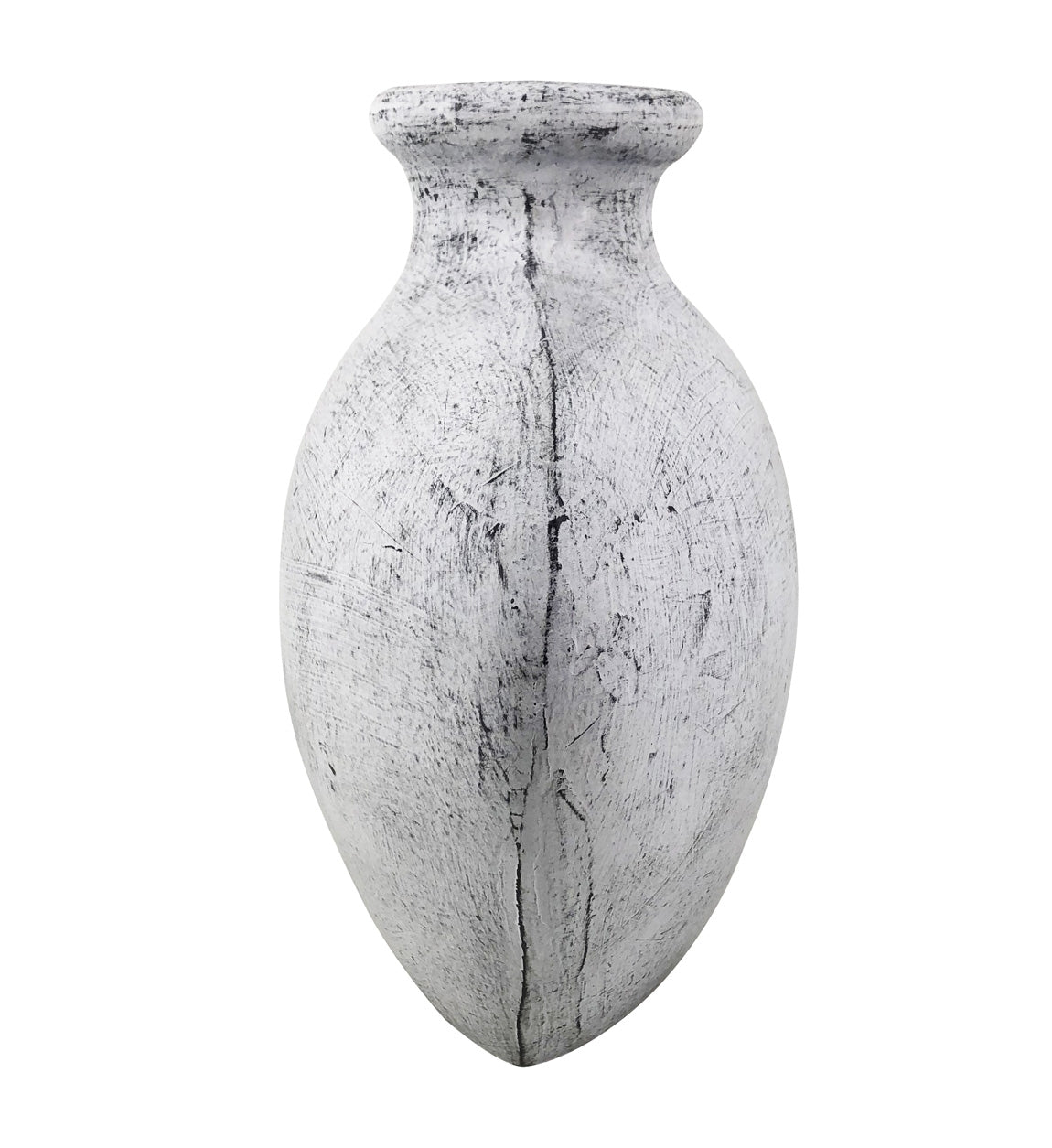 Vaza decorativa din ceramica, Bleached Pundak Gri, L50xl20xH38 cm (1)