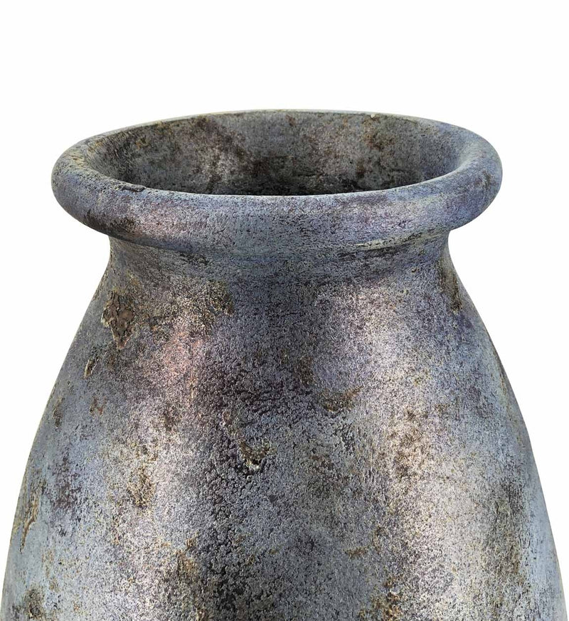 Vaza decorativa din ceramica, Palem Bleu / Maro, Ø40xH60 cm (2)