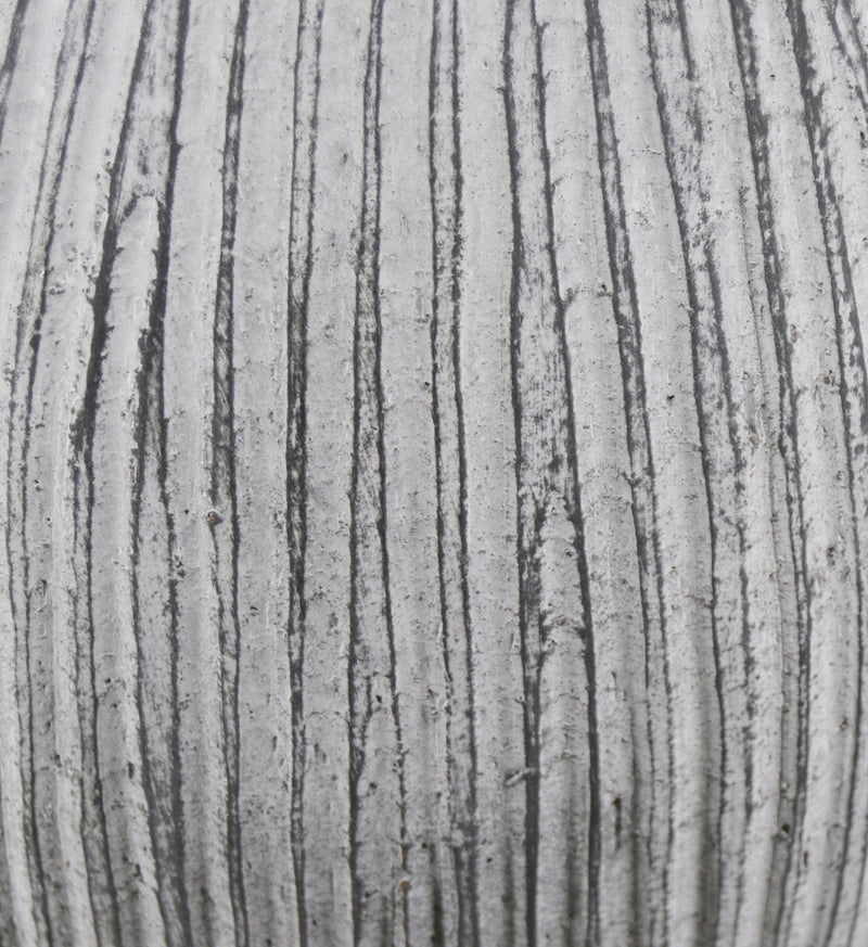 Vaza decorativa din ceramica, Vertical Low Gri, Ø50xH60 cm (5)