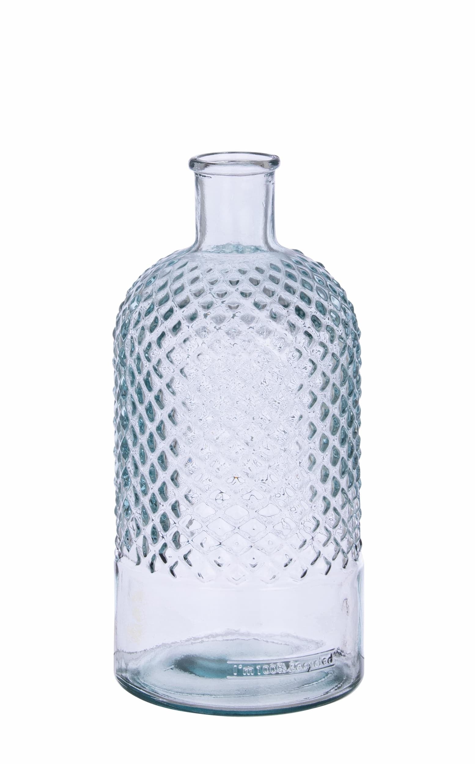 Vaza decorativa din sticla reciclata, Avril Bottle, Ø14xH28 cm (1) & BIZZZT-VASE-AVRIL-BOTTLE