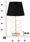 Veioza Glam Heart Negru / Auriu (7)
