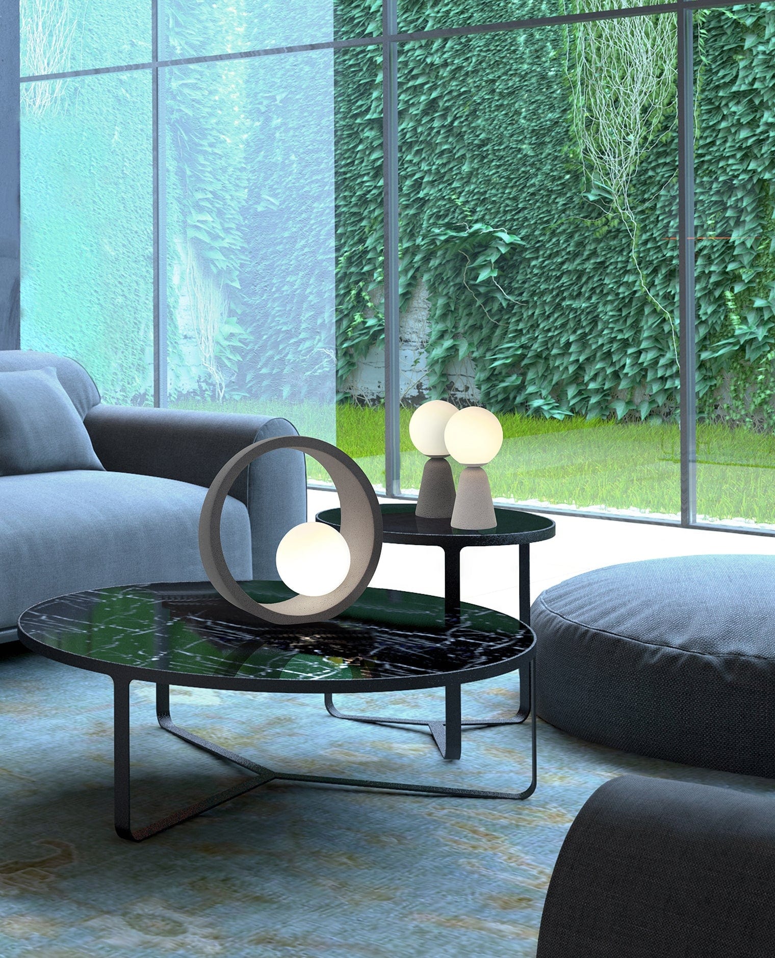 Veioza Newton B Gri deschis, AZ3462 (2)