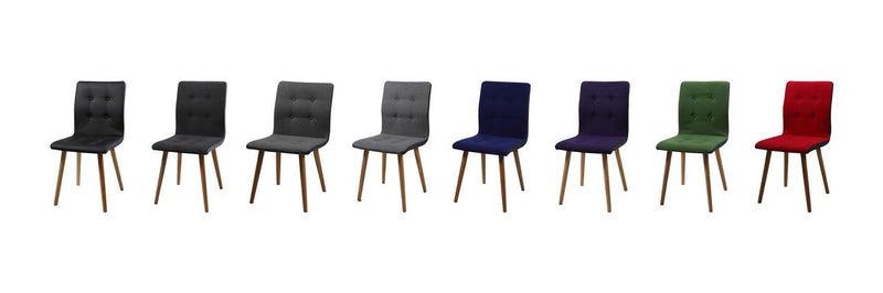 Set 2 scaune din lemn tapitate Frida Dark&Light Grey (4)